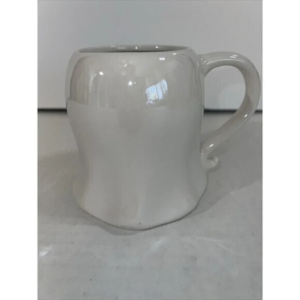 Ghost Coffee Tea Mug 15oz Ivory White‎ Halloween Way To Celebrate Spooky Spook